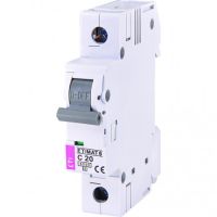 Автоматический выключатель ETI Выключатель автоматический ETIMAT 6 1p С 20А (6 kA) (2141517)