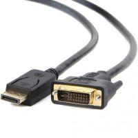 Изображение Кабель мультимедийный Display Port to DVI 24+1pin, 1.8m Cablexpert (CC-DPM-DVIM-1.8М)