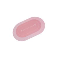Коврик для ванной Stenson суперпоглощающий 50 х 80 см овальный светло-розовый (R30940 l.pink)