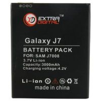 Аккумуляторная батарея для телефона Extradigital Samsung Galaxy J7 J700H (3000mAh) (BMS6407)