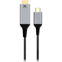 Кабель мультимедийный USB-C to HDMI 2.0m 8K 60Hz Cablexpert (A-CM-HDMIM8K-2M)