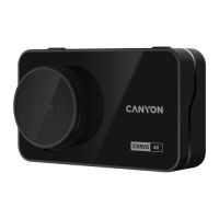 Изображение Видеорегистратор Canyon DVR40GPS UltraHD 4K 2160p GPS Wi-Fi Black (CND-DVR40GPS)