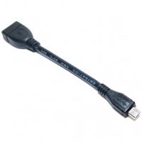 Изображение Дата кабель OTG USB 2.0 AF to Micro 5P 0.1m Extradigital (KBO1623)
