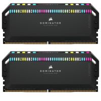 Изображение Модуль памяти для компьютера DDR5 32GB (2x16GB) 7200 MHz Dominator Platinum RGB Black Corsair (CMT32GX5M2X7200C34)