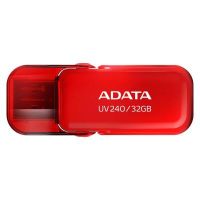 Изображение USB флеш накопитель ADATA 32GB UV240 Red USB 2.0 (AUV240-32G-RRD)