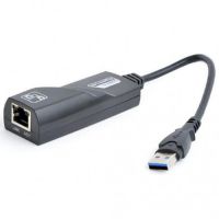 Изображение Адаптер USB3.0 to Gigabit Ethernet RJ45 Gembird (NIC-U3-02)