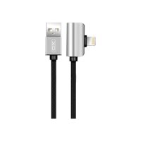 Изображение Дата кабель NB46 2in1 USB - Lightning + Lightning Audio 2.4А 1.0m Silver XoKo (XO-NB46)