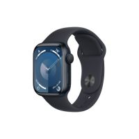 Изображение Смарт-часы Apple Watch Series 9 GPS 45mm Midnight Aluminium Case with Midnight Sport Band - S/M (MR993QP/A)