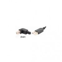 Изображение Кабель для принтера USB 2.0 AM/BM 1.0m 90 down Value (S0670)
