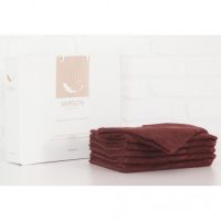 Изображение Полотенце MirSon набор банный №5071 Elite SoftNess Brown 50х90 6 шт (2200003523959)