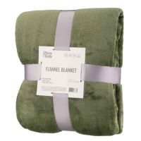 Плед Ardesto Flannel 100% полиэстер, зеленый 160х200 см (ART0708PB)