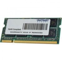 Изображение Модуль памяти для ноутбука SoDIMM DDR3 4GB 1333 MHz Patriot (PSD34G13332S)