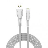 Изображение Дата кабель ColorWay USB 2.0 AM to Lightning 1.0m line-drawing white (CW-CBUL027-WH)