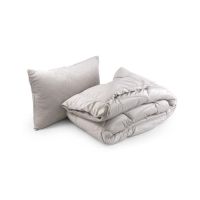 Одеяло Руно набор всесезонное силиконовое велюровое одеяло Soft Pearl 140х205 см с подушкой 50х70 см (924.55_Soft Pearl)