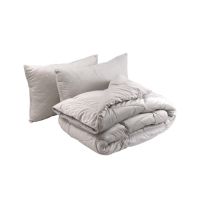 Одеяло Руно набор всесезонный силиконовое велюровое Soft Pearl 200х220 см с двумя подушками 50х70 см (925.55_Soft Pearl)
