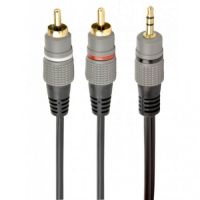 Кабель мультимедийный 3.5mm Jack to 2хRCA M 10.0m Cablexpert (CCA-352-10M)