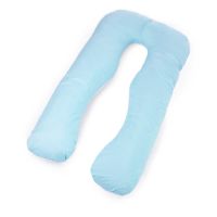 Подушка MirSon для беременных и отдыха Eco Line №8031 U-образная White-Blue (2200006185062)