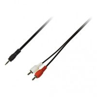 Кабель мультимедийный Jack 3.5mm M to 2xRCA M 3.0m Piko (1283126473906)