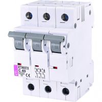 Автоматический выключатель ETI Выключатель автоматический ETIMAT 6 3p C 40А (6 kA) (2145520)
