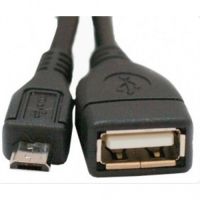 Изображение Дата кабель OTG USB 2.0 AF to Micro 5P 0.8m Atcom (16028)