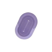 Коврик для ванной Stenson суперпоглощающий 40 х 60 см овальный фиолетовый (R30939 violet)