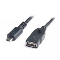Изображение Дата кабель OTG USB 2.0 AF to Micro 5P 0.1m REAL-EL (EL123500014)