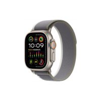 Изображение Смарт-часы Apple Watch Ultra 2 GPS + Cellular, 49mm Titanium Case with Green/Grey Trail Loop - S/M (MRF33UL/A)