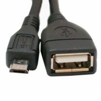 Изображение Дата кабель OTG USB 2.0 AF to Micro 5P 0.1m Atcom (3792)