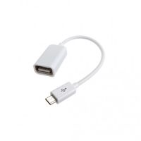 Изображение Дата кабель OTG USB 2.0 AF to Micro 5P 0.16m white Lapara (LA-UAFM-OTG white)