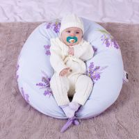 Подушка MirSon для беременных и кормления №8313 Print Line 17-0130 Lavender sea Бязь 30х170х20 см (2200006200383)