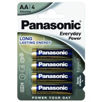 Изображение Батарейка Panasonic AA EVERYDAY POWER * 4 (LR6REE/4BP / LR6REE/4BR)