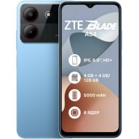 Изображение Мобильный телефон ZTE Blade A54 4/128GB Blue (1011467)