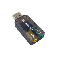 Изображение Звуковая плата Dynamode USB 6(5.1) 3D RTL dark gray (USB-SOUNDCARD2.0 black)