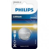 Изображение Батарейка Philips CR2450 Lithium * 1 (CR2450/10B)