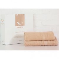 Полотенце MirSon набор банных №5084 Elite SoftNess Beige 50х90, 70х140 (2200003960884)