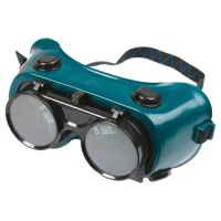 Изображение Защитные очки Topex газосварочные, откидывающееся затемненное стекло, оправа из мягкого пластика. (82S105)