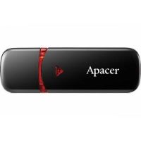 Изображение USB флеш накопитель Apacer 64GB AH333 black USB 2.0 (AP64GAH333B-1)