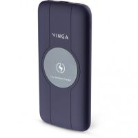 Изображение Батарея универсальная Vinga 10000 mAh Wireless QC3.0 PD soft touch purple (BTPB3510WLROP)